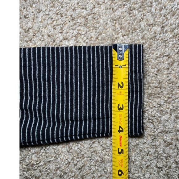 J Jill Gray & Black Striped Long Sleeve Dress - Size Medium - Picture 7 of 13